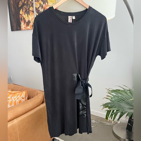 NWT Anthropologie DOLAN Collection Belted Mini Dress - Picture 2 of 5